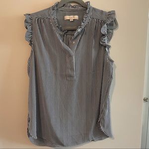 Loft blouse top size large